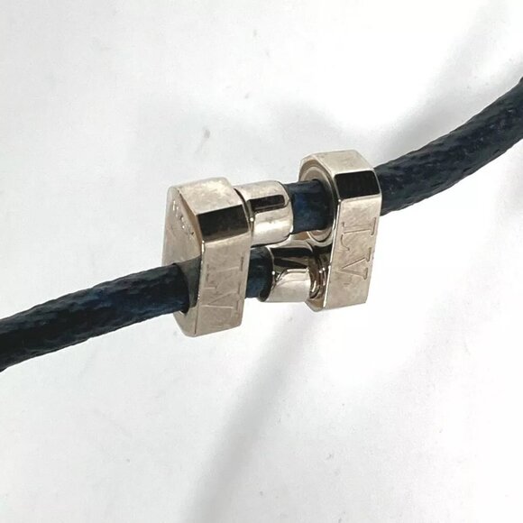 LOUIS VUITTON MP1714 MonogramEclipse Necklace Accessories Double Bracelet Choker - Picture 9 of 10